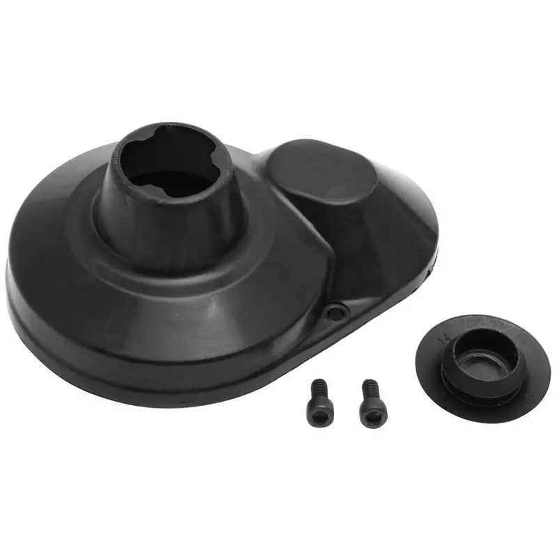 Team Associated Molded Gear Cover - Black, 7460 1