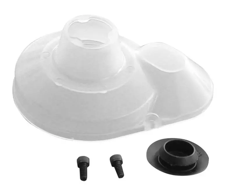 Team Associated Molded Gear Cover - Clear, 7461 1
