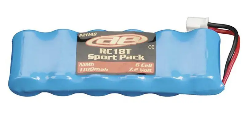 Team Associated Nimh Battery - 6C 7.2V 1100Mah, 21149 1