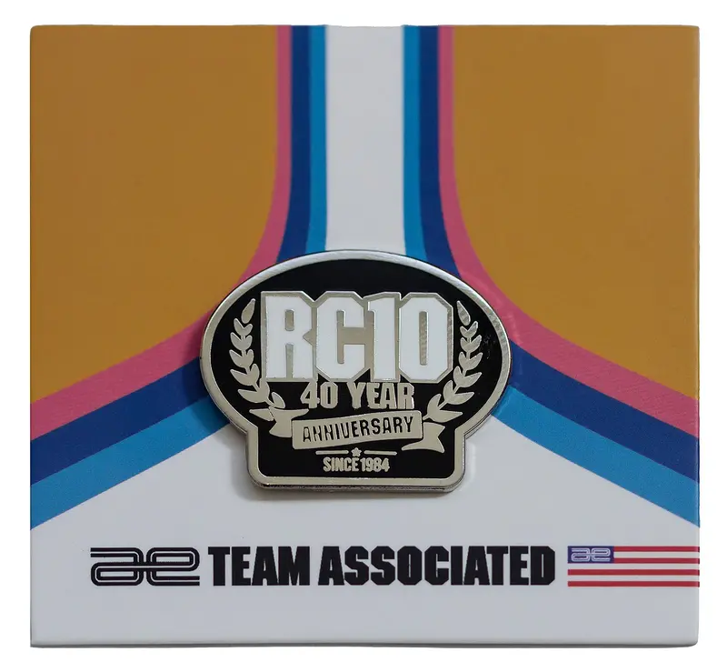 Team Associated Rc10 40Th Year Anniversary Pin, Asc-97152 1