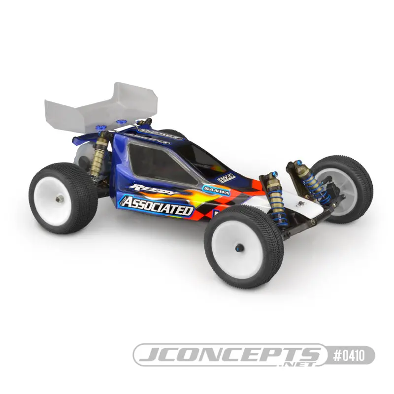 Team Associated Rc10b3 Authentic Body W/ 5.5" Wing (Asc-6142), Jco-0410-6142 1