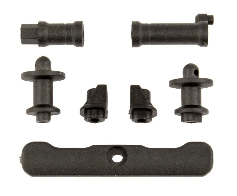 Team Associated Rc10b74 Bumper & Post Set, 92242 1