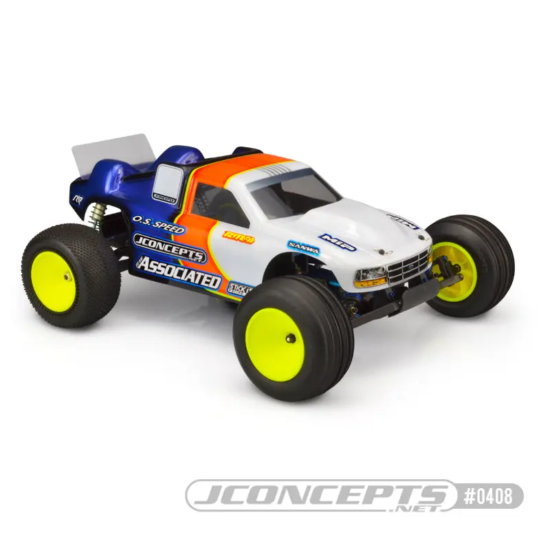 Team Associated Rc10gt, Gas Truck Ii 96 Authentic Body, Wide (Asc-1634), Jco-0408-1634 1