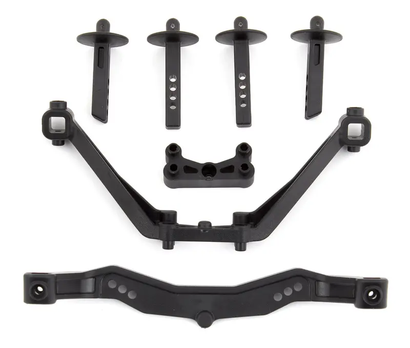 Team Associated Rc10sc6.1 Front & Rear Body Mounts, 71123 1