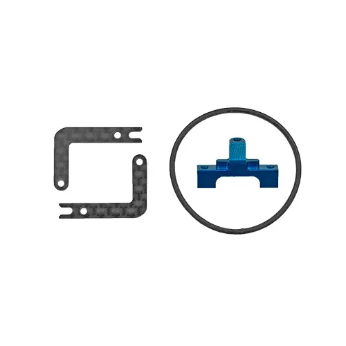 Team Associated Rc28r Center Bulkhead And Battery Holder Set 2