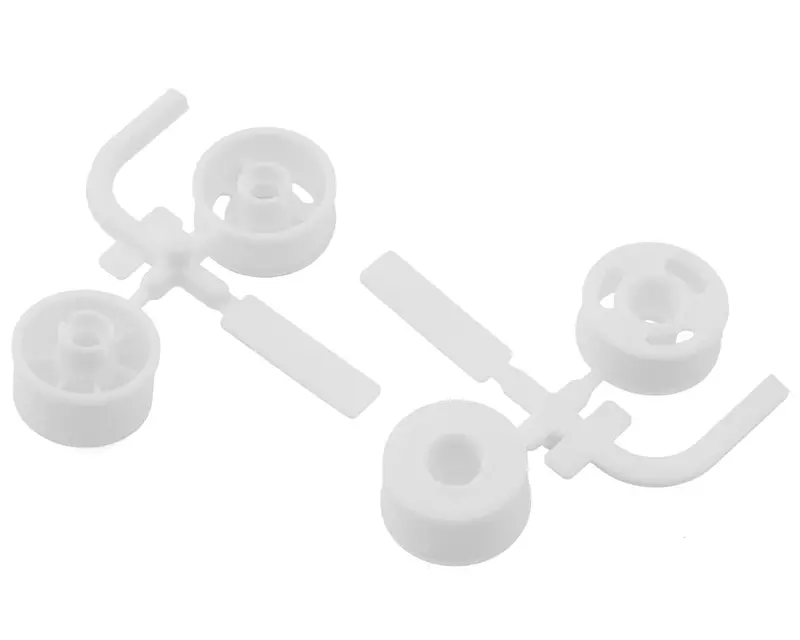 Team Associated Rc28r Wheel Set, White 1