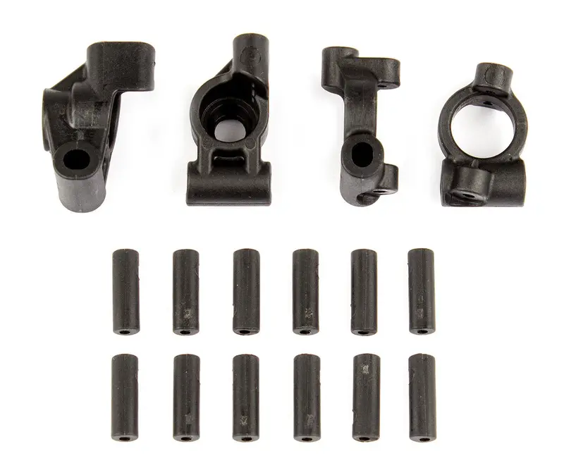 Team Associated Rear Hubs, Caster Blocks, Inserts, 21507 1