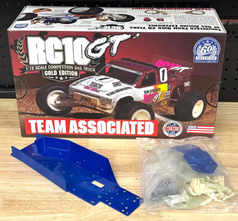 Team Associated Special Edition Rc10gt Classic Nitro / Gas Truck Kit With Powder Coated Chassis, Asc-7066 1