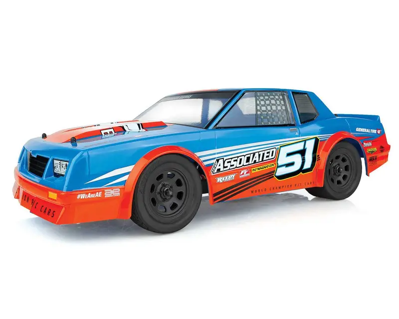 Team Associated Sr10m Rtr Electric Brushless 2Wd Dirt Oval Car (Blue) W/Radio, Asc-70033 1
