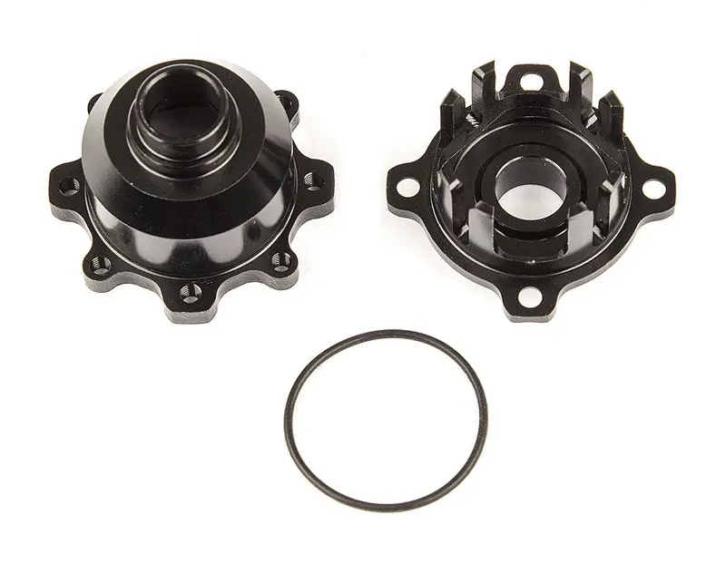 Team Associated Tc7.2 Gear Diff Case, Black Aluminum, 31783 1