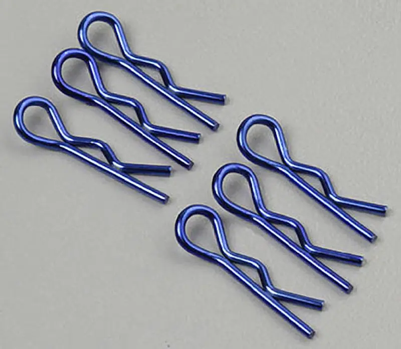 Team Associated Team Body Clips, Short, Blue, 1736 1