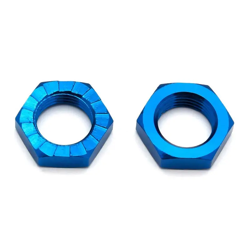 Team Associated Wheel Nuts 17Mm Blue, 81082 1