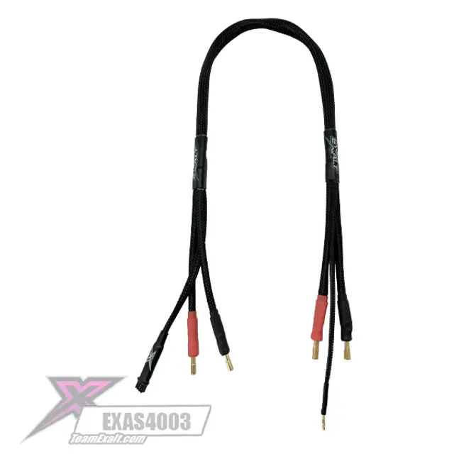 Team Exalt 2S Procharge Cable 4Mm To 5Mm Bullets, Exas4003 1