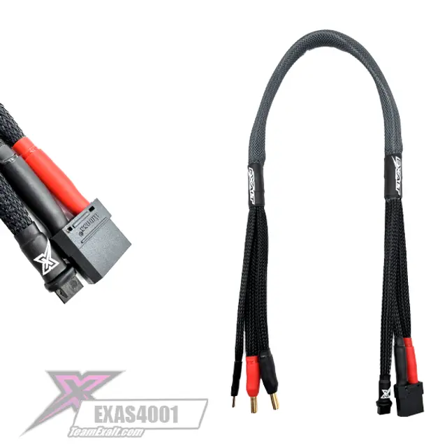 Team Exalt 2S Specialized Xt90 To 5Mm Bullet Procharge Charging Cable (Junsi Icharger 456/458 Duo), Exas4001 1