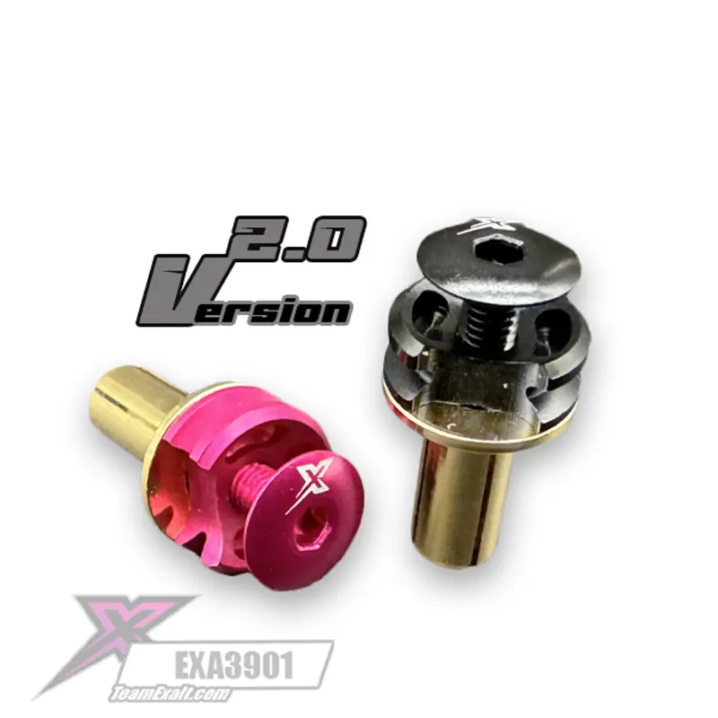 Team Exalt 5Mm Adjustable Bullets W/ Heatsink (Pair), Exa3901 1