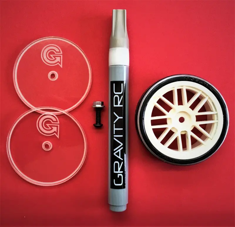 Team Gravity Rc Touring Car Side Wall Glue Trace Kit, Grc256 1