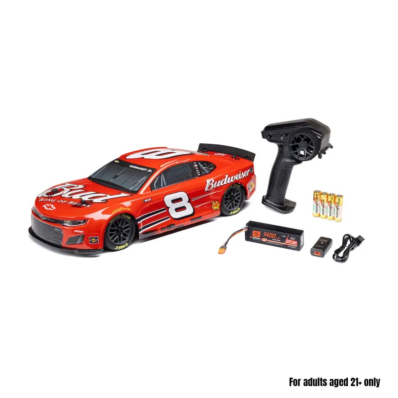 Team Losi 1/12 Losi Nascar Dale Earnhardt Jr. No. 8 Budweiser (Battery & Charger Included), Losf1122508 2