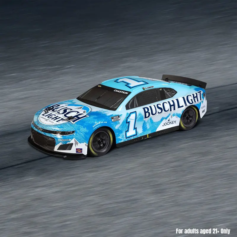 Team Losi 1/12 Nascar #1 Busch Light 2025 Chevrolet Camaro Zl1 2S Awd Rtr On-Road Car - Ross Chastain, Los1122501 1