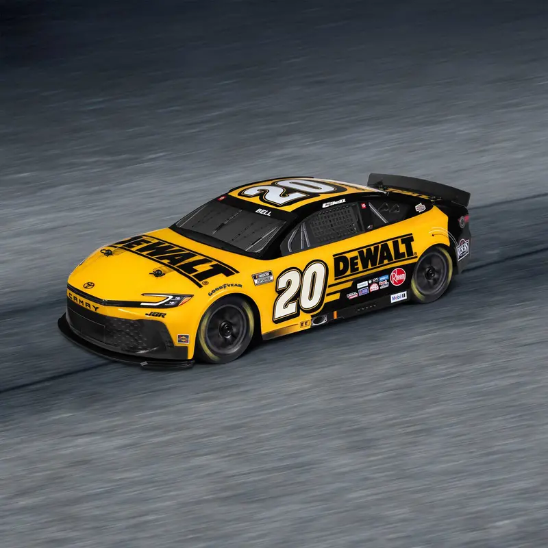 Team Losi 1/12 Nascar #20 Dewalt 2025 Toyota Camry 2S Awd Rtr On-Road Car - Christopher Bell, Los1122520 1