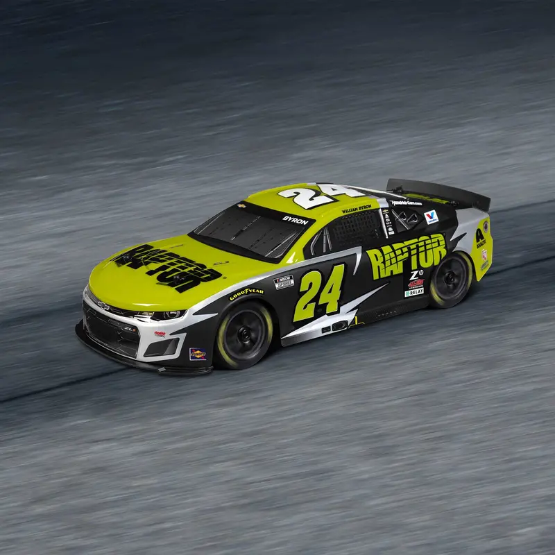 Team Losi 1/12 Nascar #24 Raptor 2025 Chevrolet Camaro Zl1 2S Awd Rtr On-Road Car - William Byron, Los1122524 1