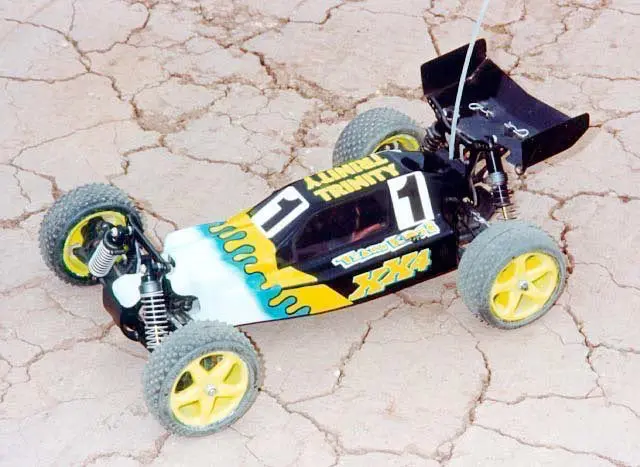 Team Losi Xx4 Body/Wing 8044 - Vintage Team Losi Xx4 Aftermarket Body Set, Bkr0159 1