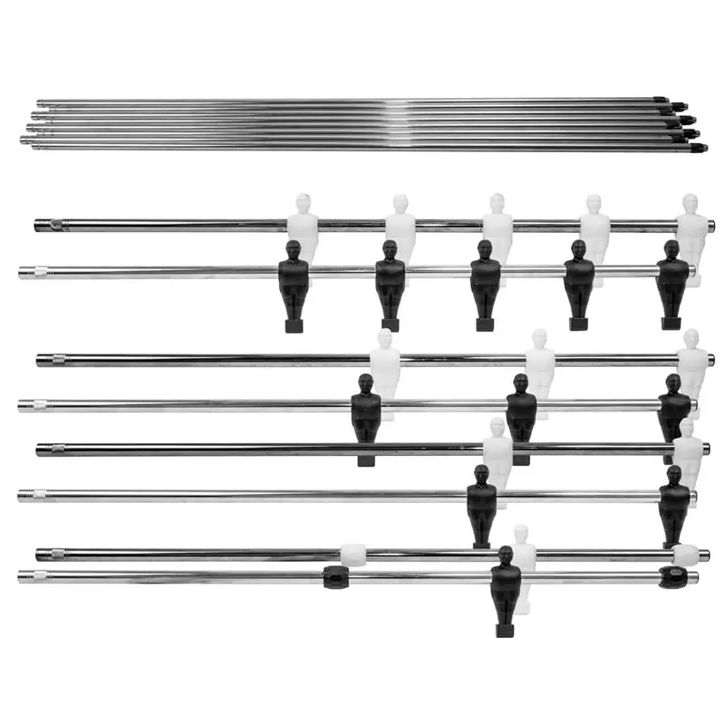 Telescopic Rods - Complete Set Black And White 1