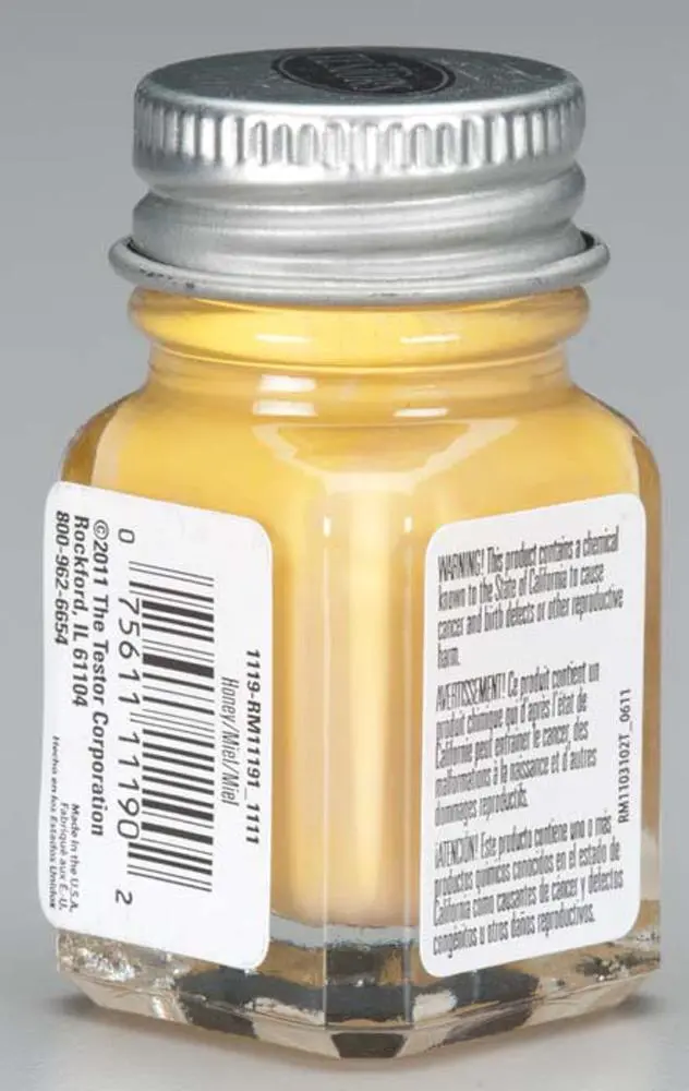 Testors 1119Tt Honey 1/4 Oz, 1119Tt 1