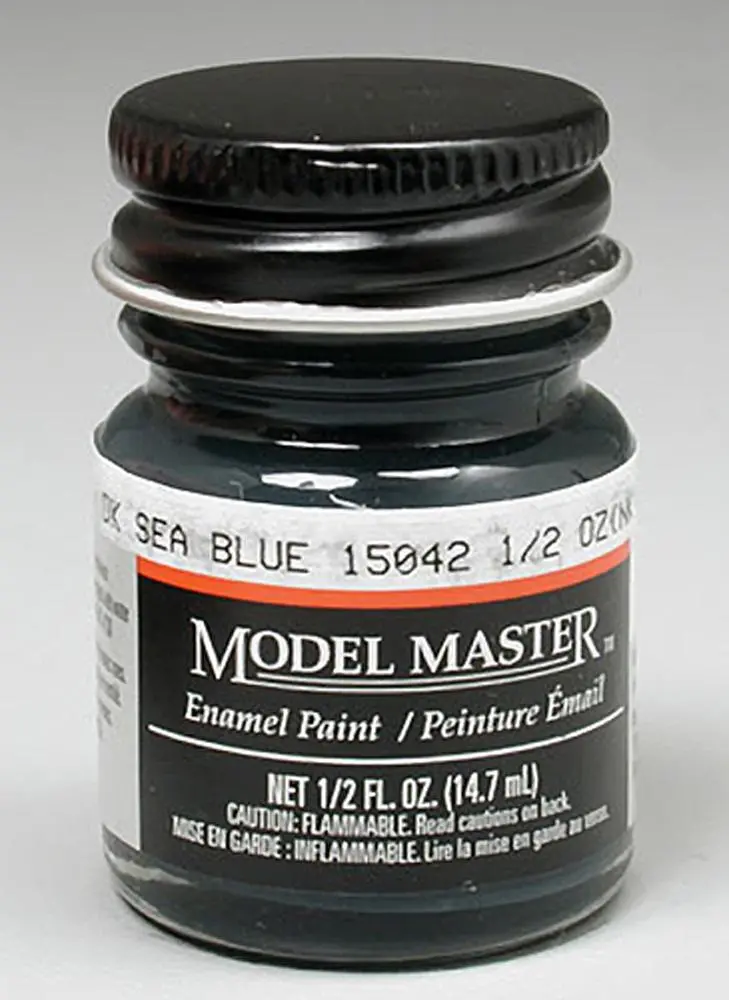 Testors 1717 Model Master Dark Sea Blue 15042 1/2 Oz, 1717 1