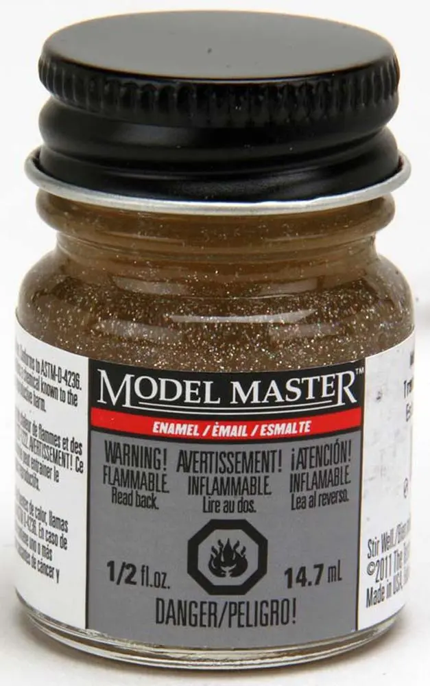 Testors 2783 Model Master Multi-Color Glitter Clear Gloss 1/2Oz, 2783 1