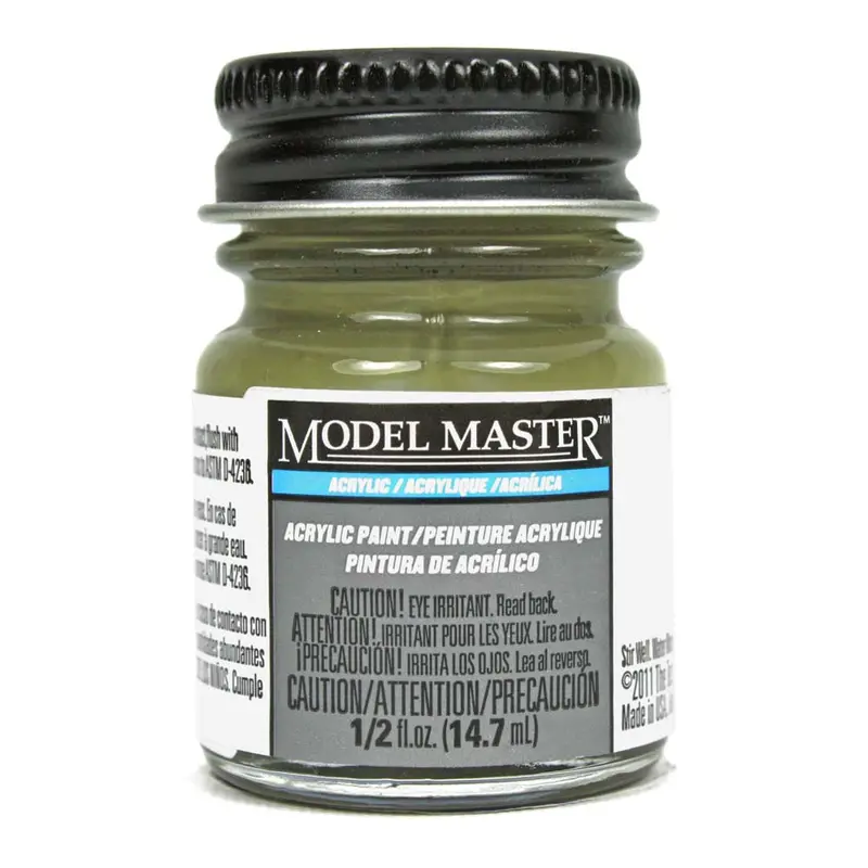 Testors 4728 Model Master Olive Drab Fs34087 1/2 Oz, 4728 1