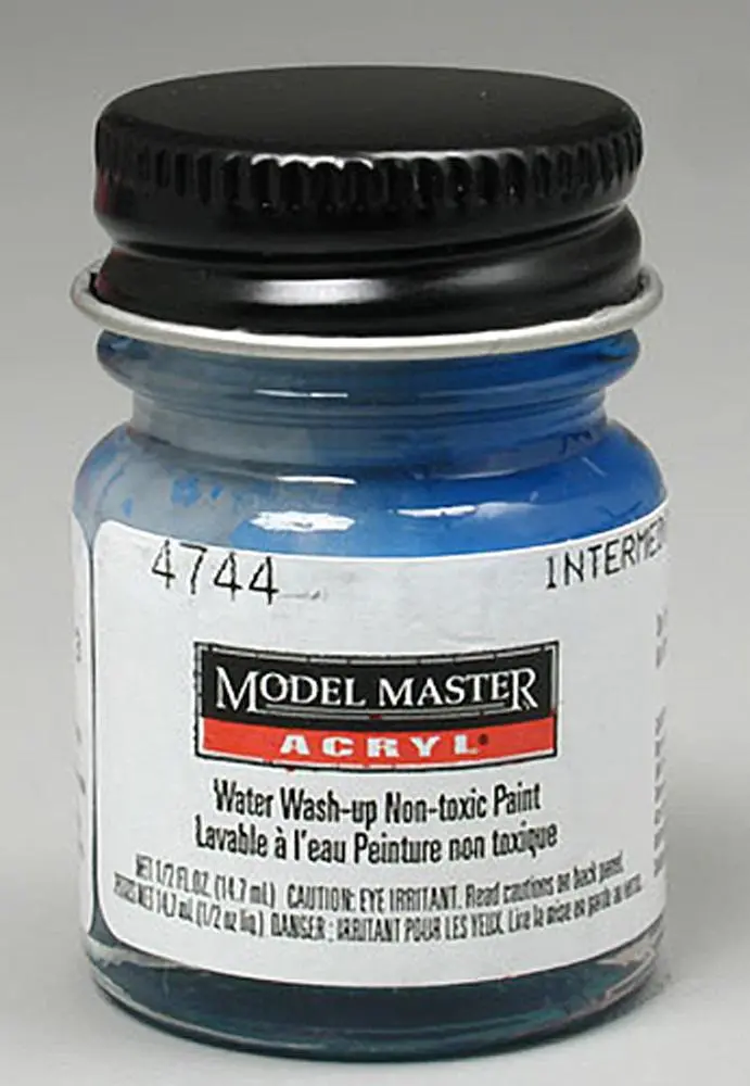 Testors 4744 Model Master Intermediate Blue Fs35164 1/2 Oz, 4744 1