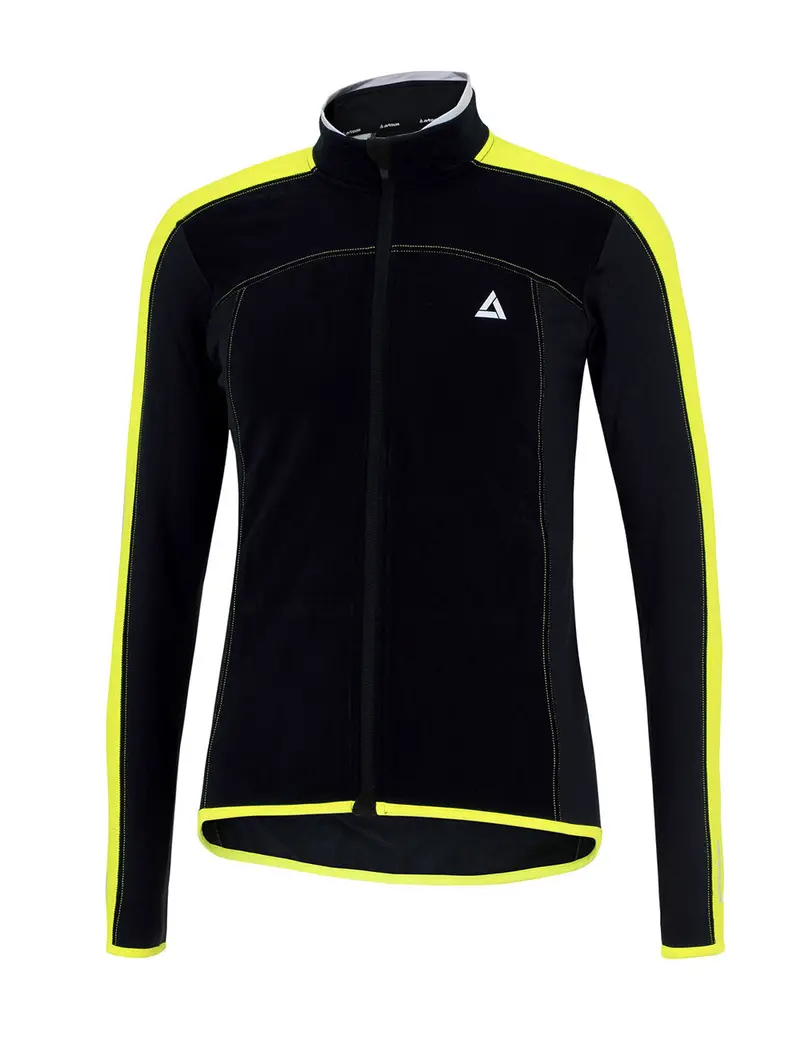 Thermo Fahrradtrikot Langarm Pro Line Schwarz-Neon Setprodukt 1