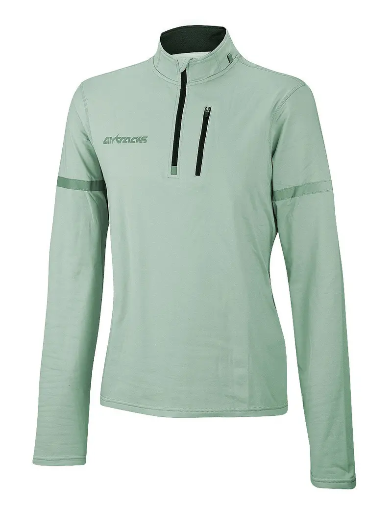 Thermo Fahrradtrikot / Laufshirt Langarm Grau Setprodukt 1