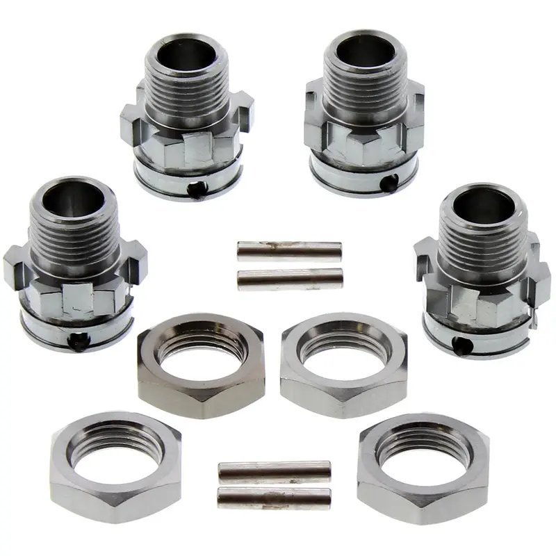 Thunder Tiger 1/8 K-Rock Mt4 G5 17Mm Splined Hex Hubs, Nuts & Pins 1