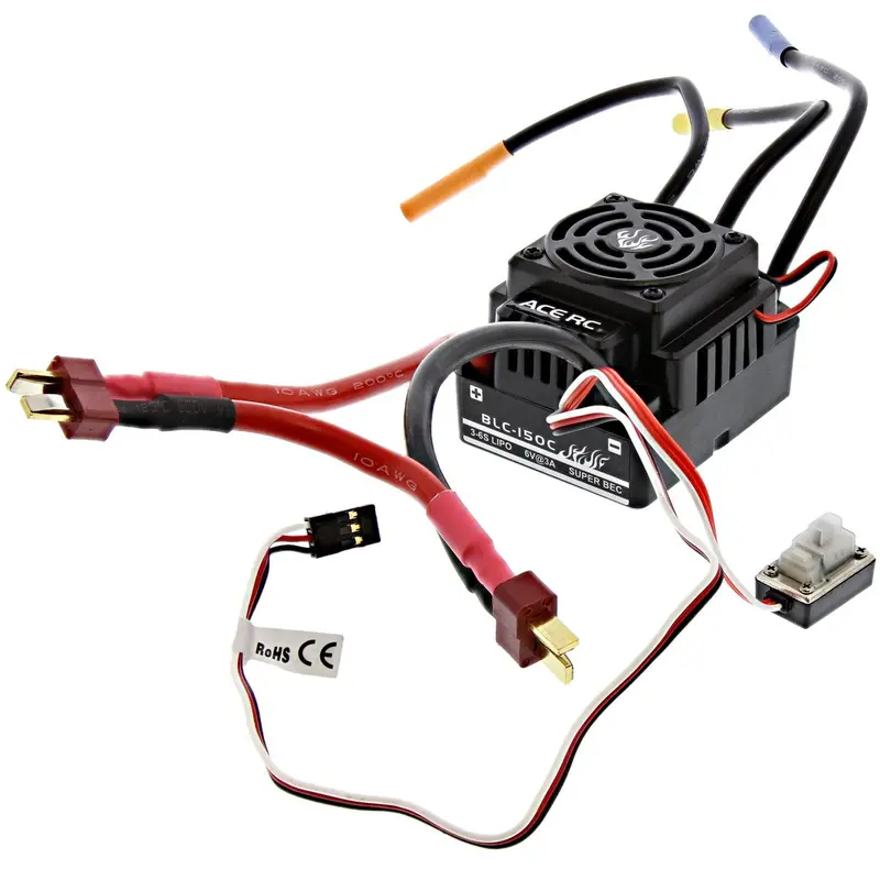 Thunder Tiger 1/8 K-Rock Mt4 G5 Ace Blc150c Brushless Esc 1