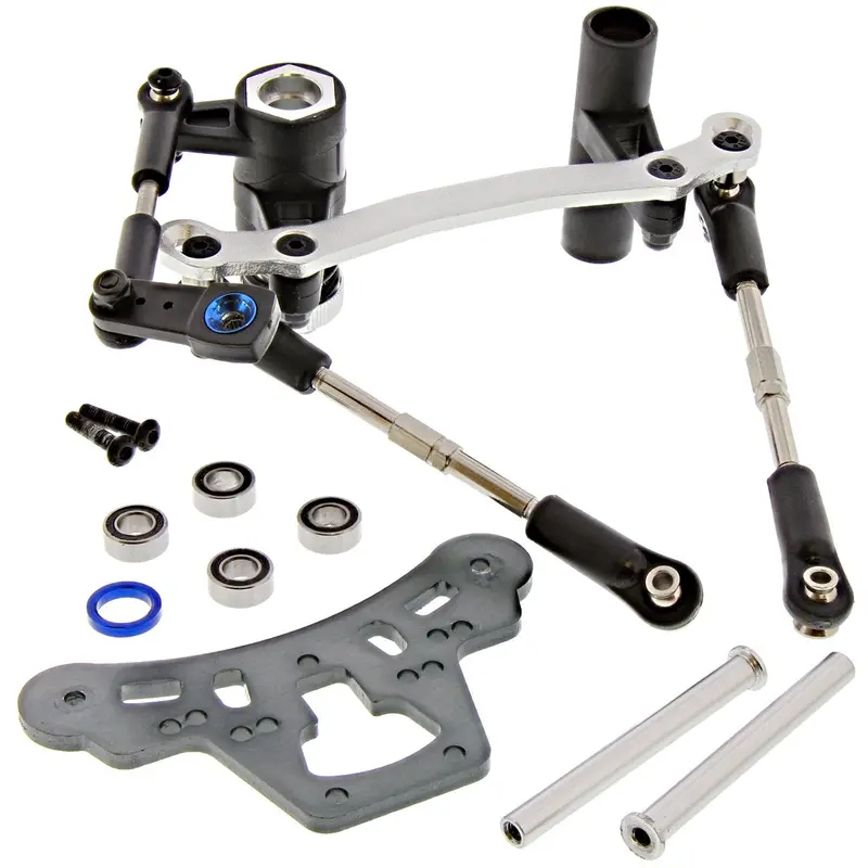 Thunder Tiger 1/8 K-Rock Mt4 G5 Servo Saver, Turnbuckles & Top Plate 1