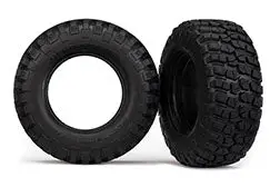 Tires, Bfgoodrich Mud-Terrain T/A Km2 (Dual Profile 4.3X1.7- 2.2/3.0") (2)/ Foam Inserts (2) Tra-6871 1