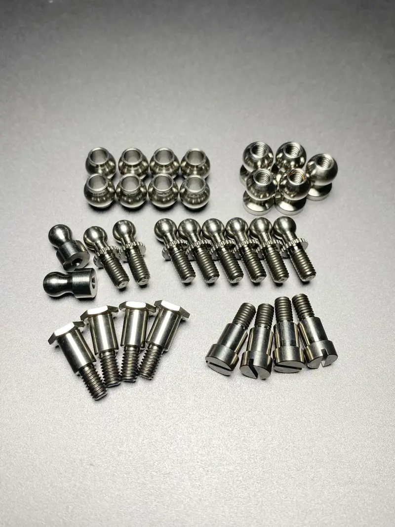 Titanium Hardware Set For Works Yz-10 97 Yokomo Dogfighter, Fz-050.97 1