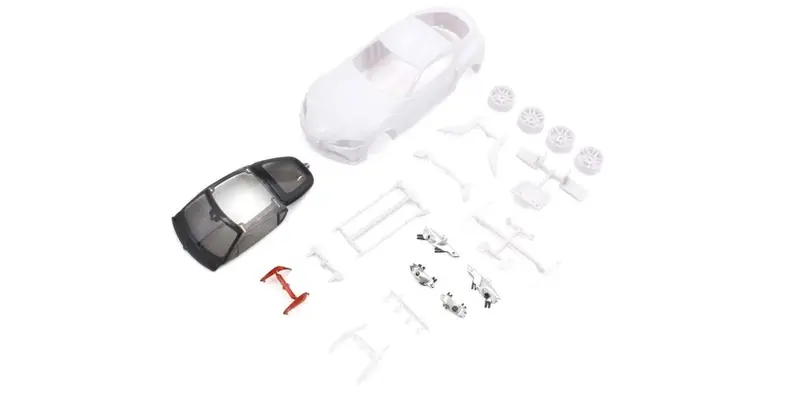 Toyota Gr Supra White Body Set W/Wheel Mzn202 1