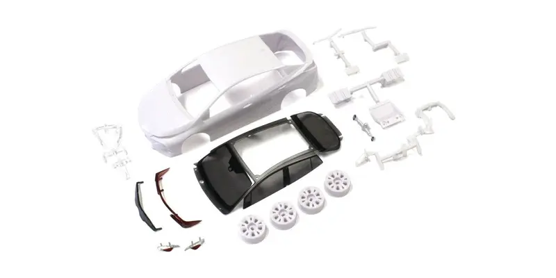 Toyota Prius Phv White Body Set(W/Wheels) Mzn191 1