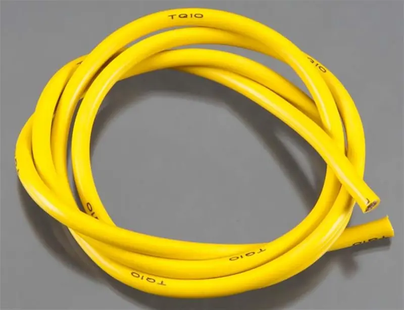 Tq Wire Products 10 Gauge Super Flexible Wire, 3', Yellow, 1136 1