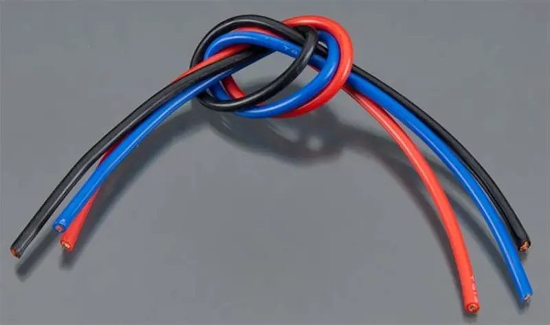 Tq Wire Products 13 Gauge, 3' Wire Kit 1' Ea Blk/Bl/Red, 1303 1