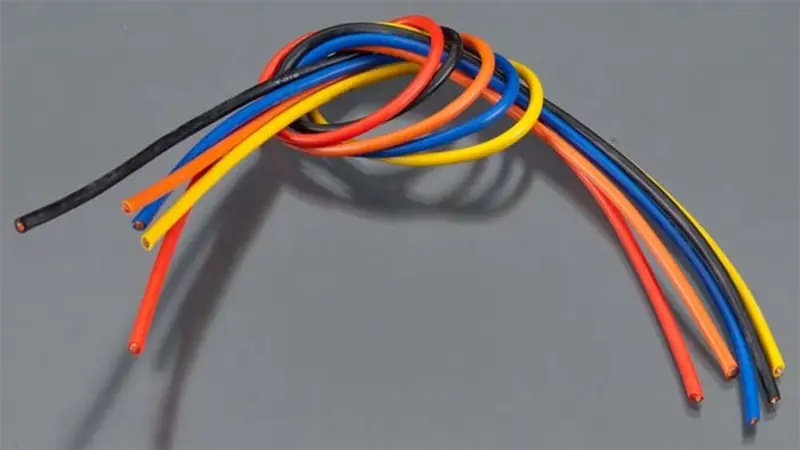 Tq Wire Products 16 Gauge Flexible Wire, 1' Ea, Blk/Blu/Red/Org/Ylw, 1605 1