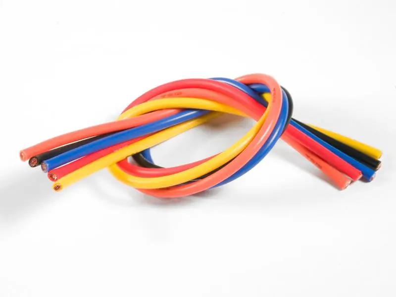 Tq Wire Products Wiring Kit, 13 Gauge, Blck/Blue/Red/Org/Ylw, 1305 1