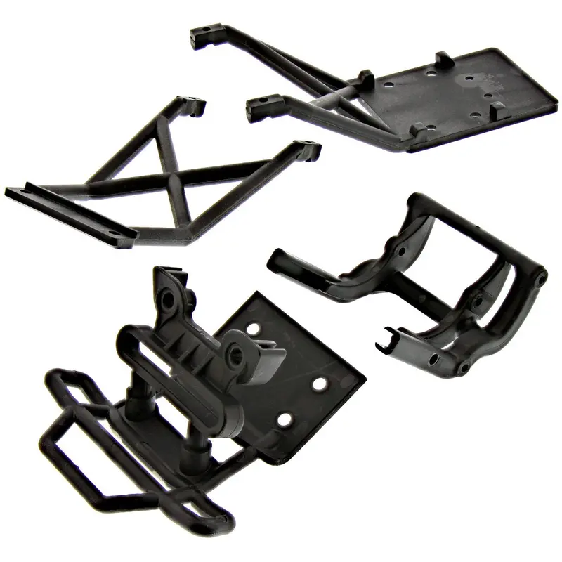 Traxxas 1/10 Craniac 2Wd Black Front Bumper, Skids & Wheelie Mount 1