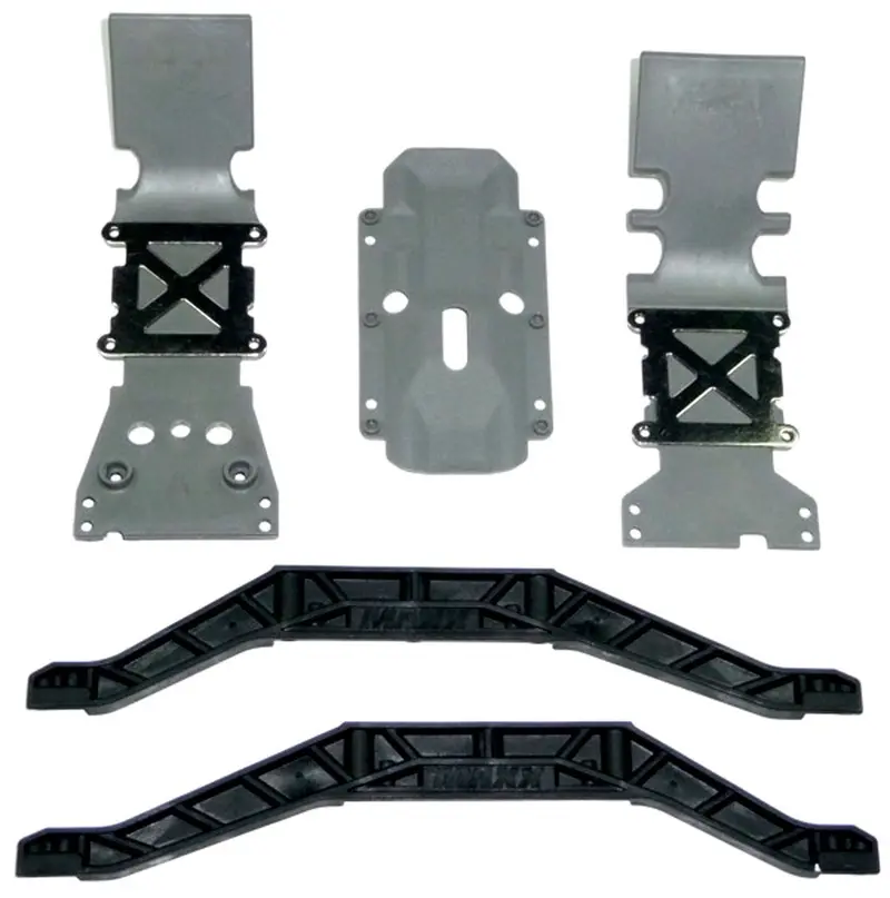 Traxxas 1/10 E-Maxx Brushless Skid Plates & Chassis Braces 1