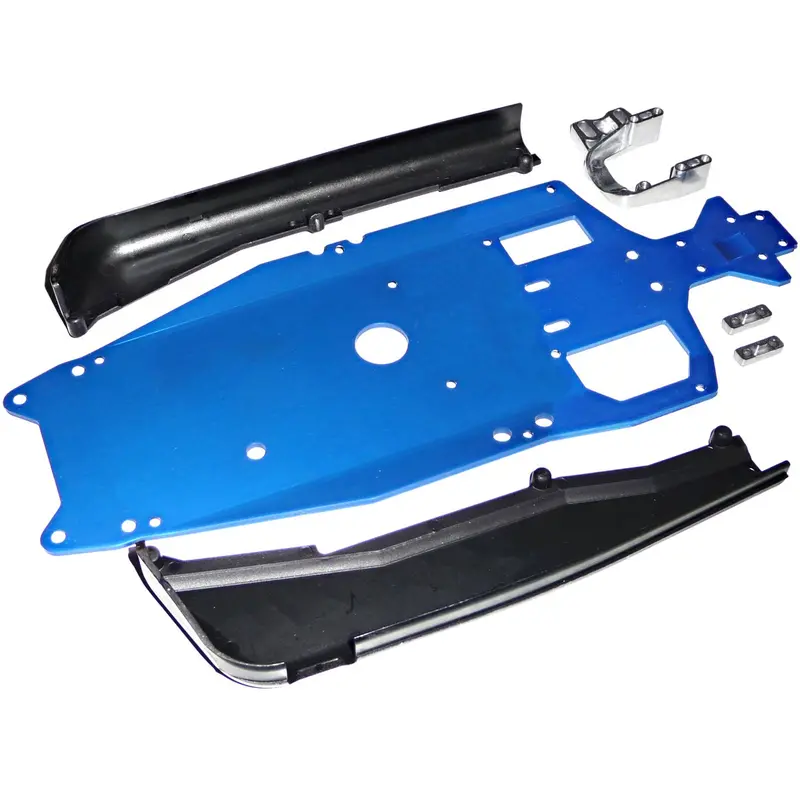 Traxxas 1/10 Jato Aluminum Chassis , Sideguards & Motor Mount 1