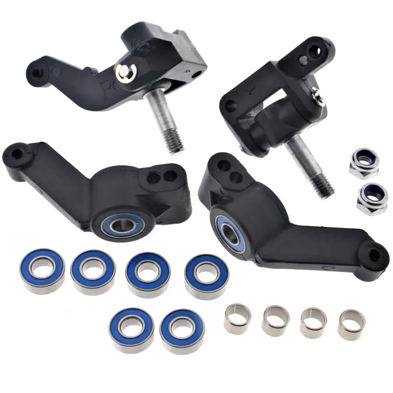 Traxxas 1/10 Nitro Rustler Axle Carriers, Steering Blocks, Spindles & 8 Bearings 1