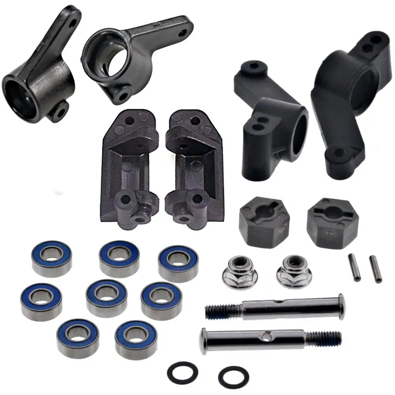 Traxxas 1/10 Nitro Slash Axles & Carriers, Steering Blocks, Bearings & 12Mm Hex Nuts 1