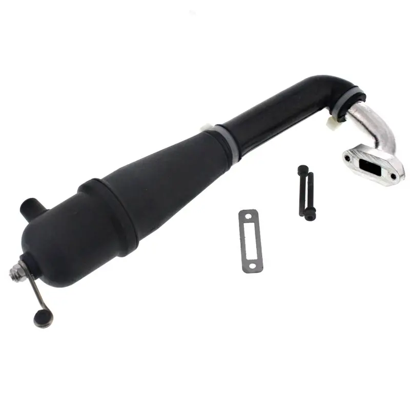 Traxxas 1/10 Nitro Sport Tuned Exhaust Pipe, Header, Gasket & Mount 1
